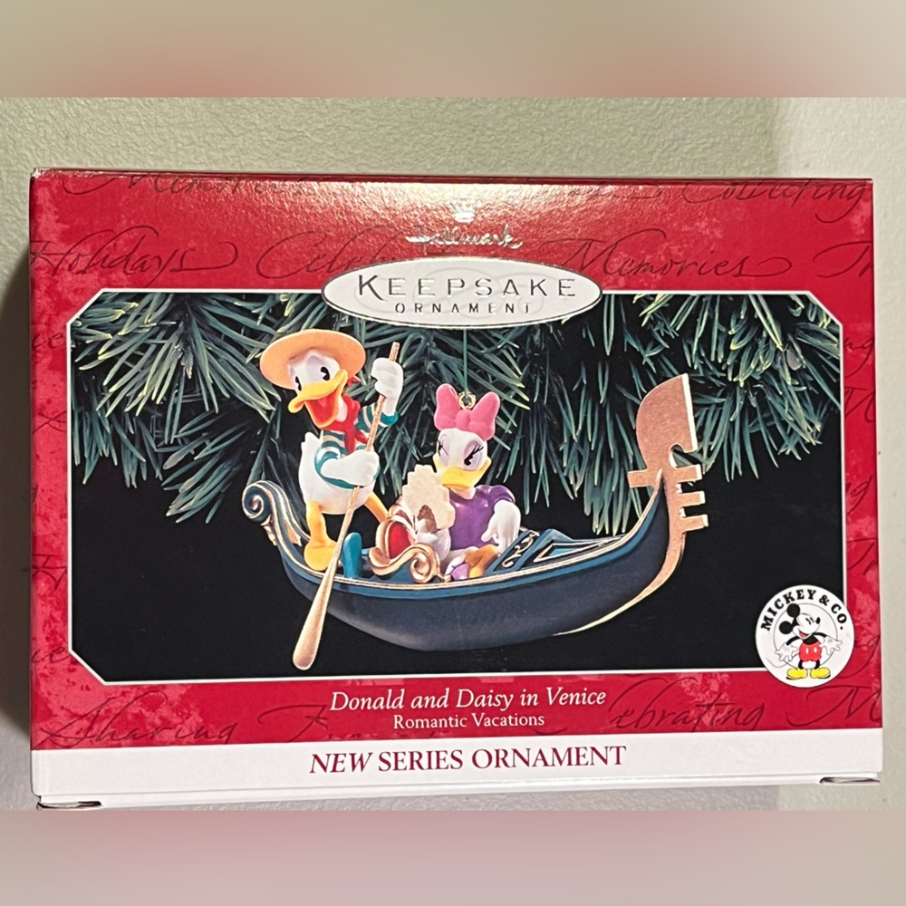 1998 Hallmark Donald and Daisy in Venice Romantic Vacations #1